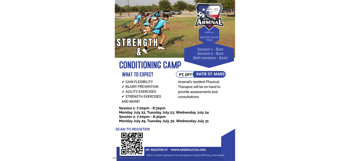 Summer Strength & Conditioning Camp