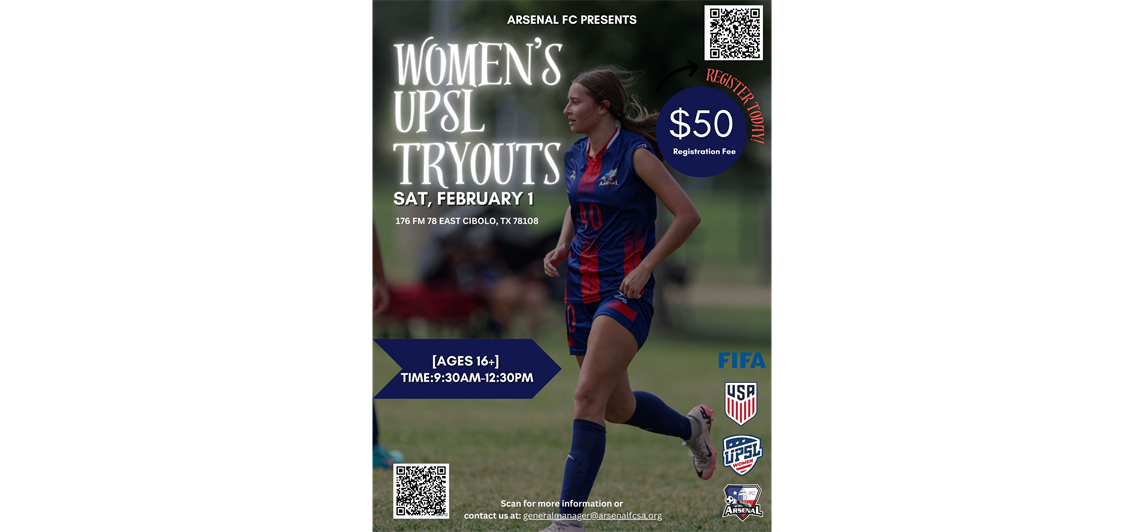 Womens UPSL Semi-Pro Team Tryouts INFO